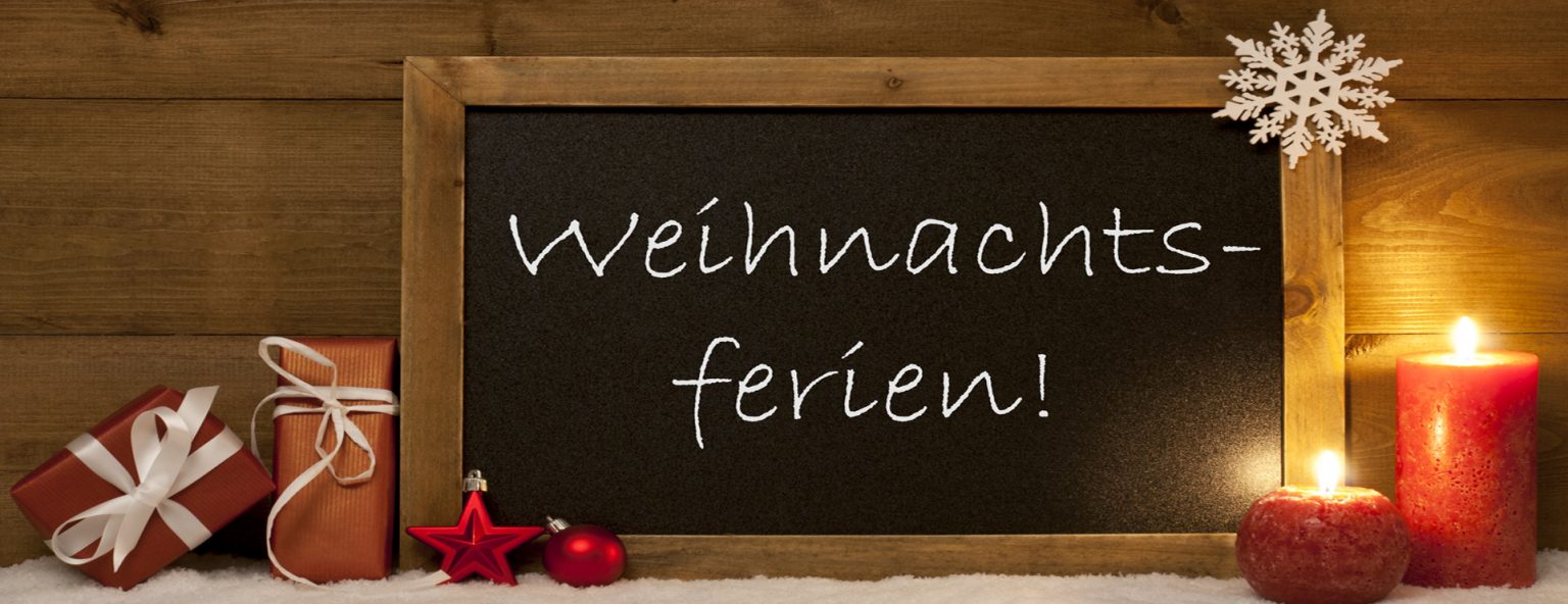 Weihnachtsferien! Bis bald im neuen Jahr. – Stoffzentrale